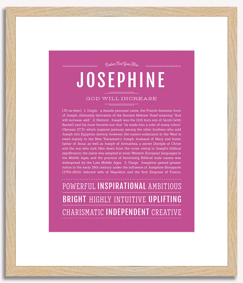 Josephine | Name Art Print