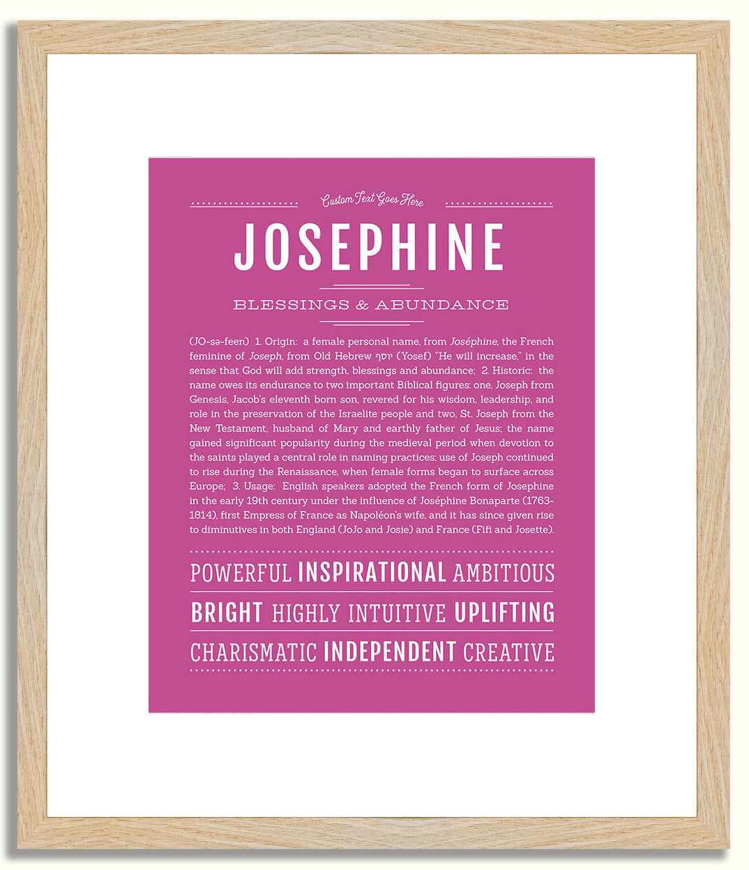 Josephine | Name Art Print