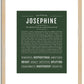 Josephine | Name Art Print