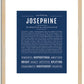 Josephine | Name Art Print