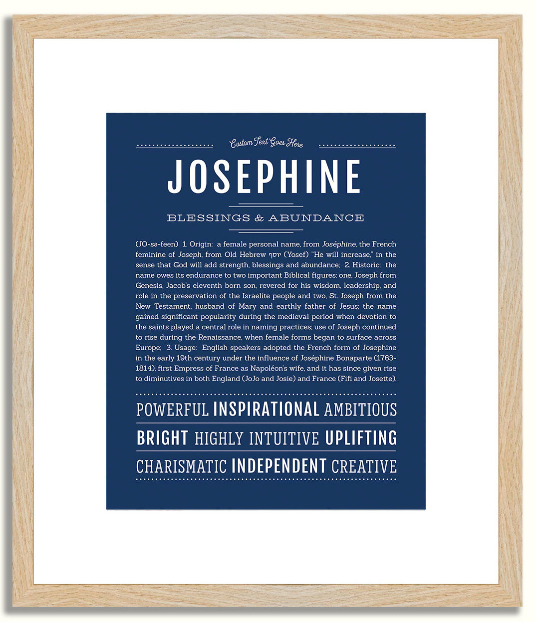 Josephine | Name Art Print