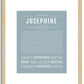 Josephine | Name Art Print