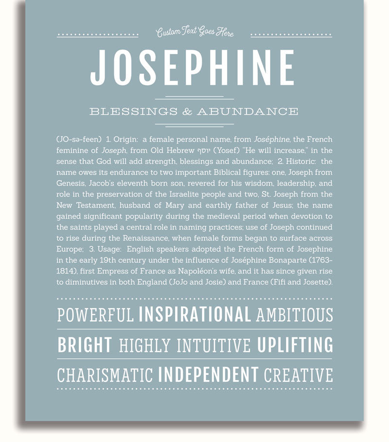 Frame Options | Powder Blue | White Frame, Matted