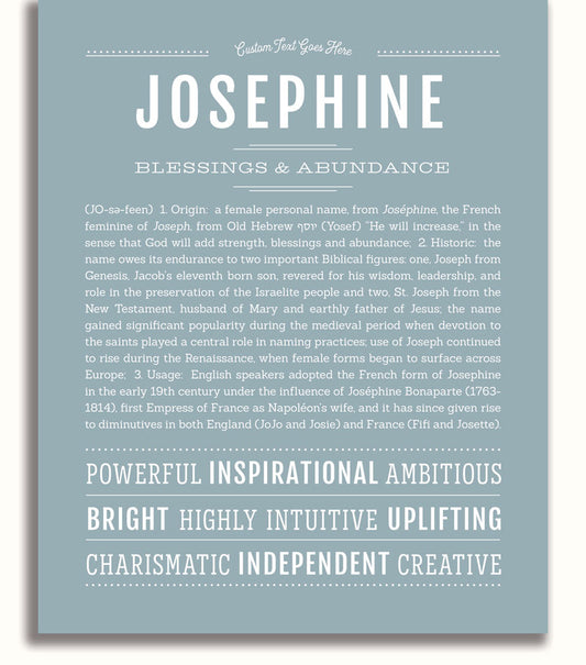 Frame Options | Powder Blue | White Frame, Matted