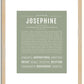 Josephine | Name Art Print