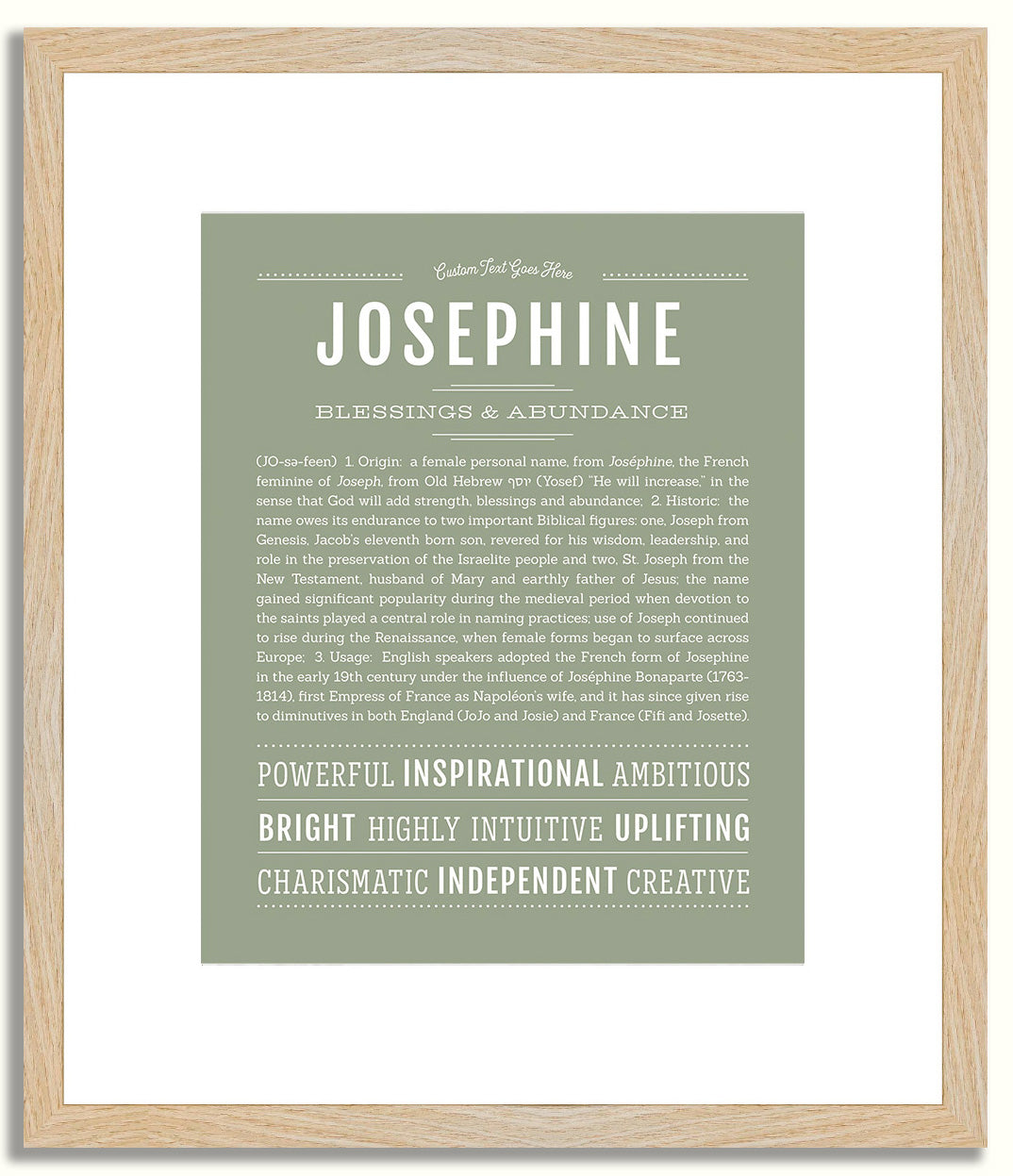 Josephine | Name Art Print