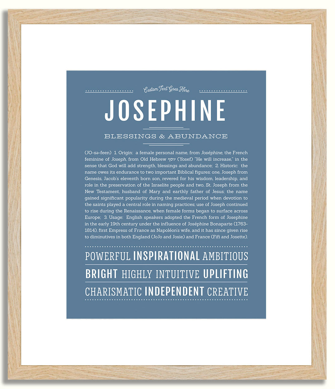 Josephine | Name Art Print