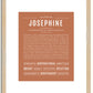 Josephine | Name Art Print