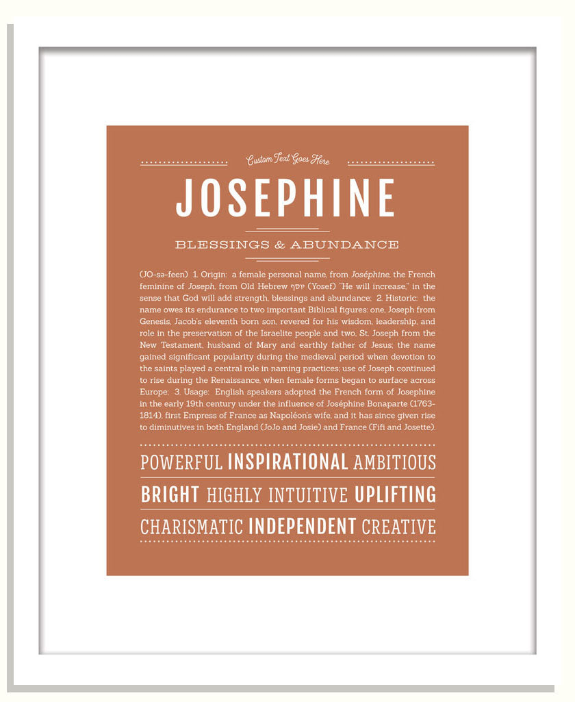 Frame Options | Terra Cotta | Black Frame, Matted