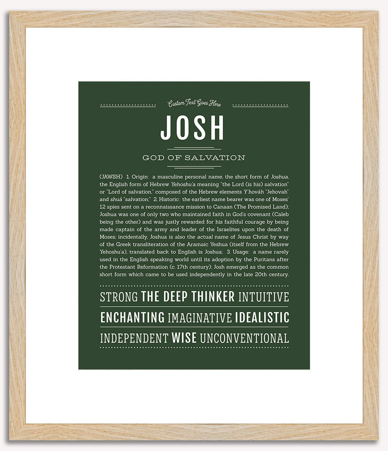 Josh | Name Art Print