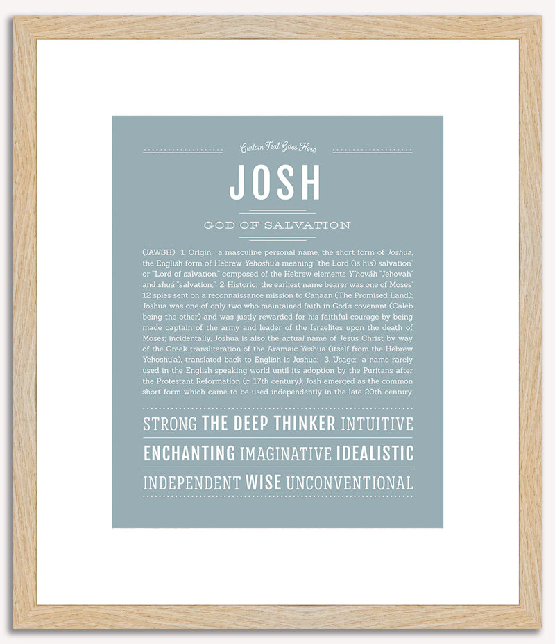 Josh | Name Art Print