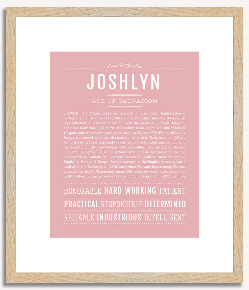 Joshlyn | Name Art Print