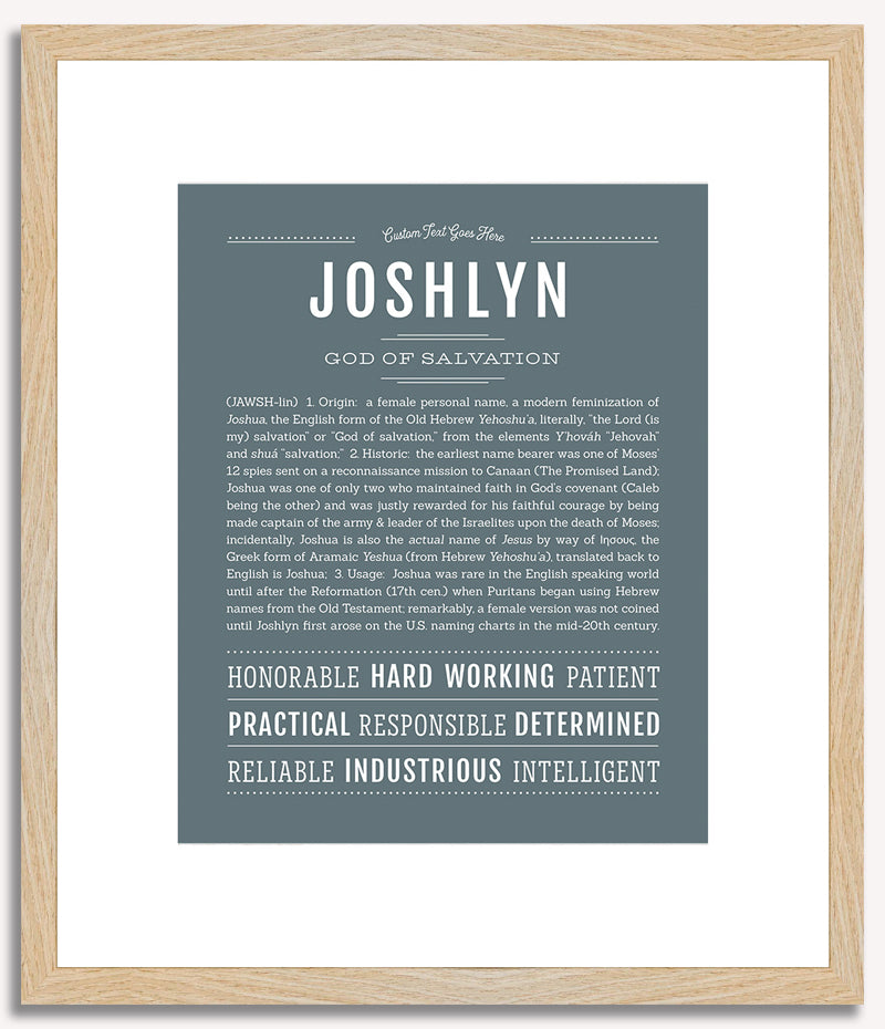 Joshlyn | Name Art Print