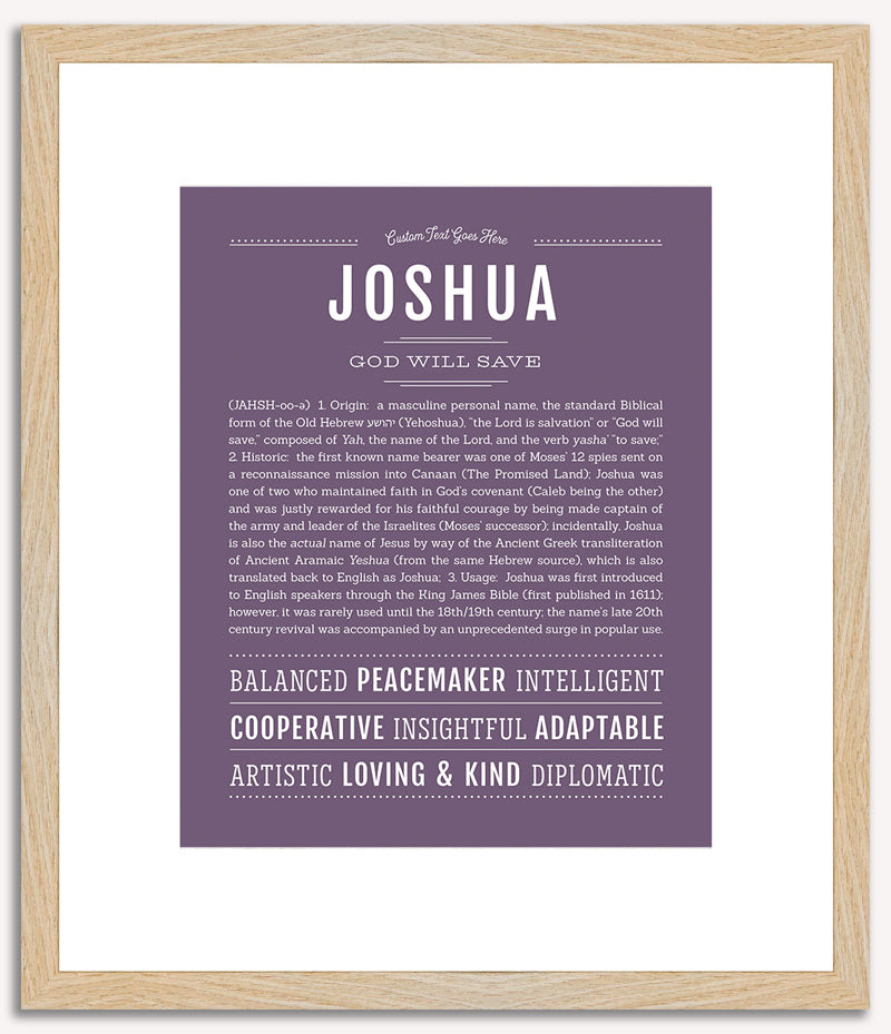 Joshua | Name Art Print