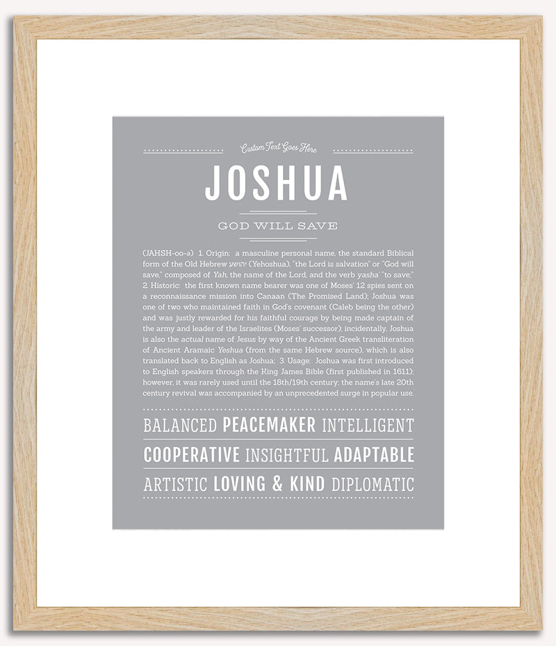 Joshua | Name Art Print