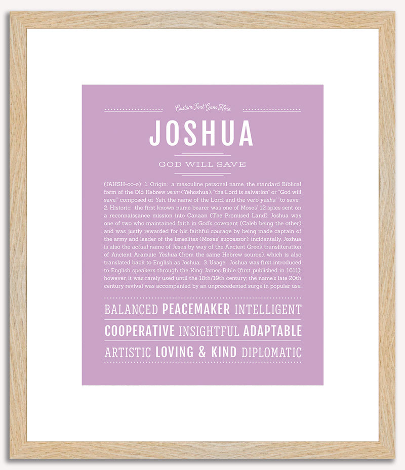 Joshua | Name Art Print