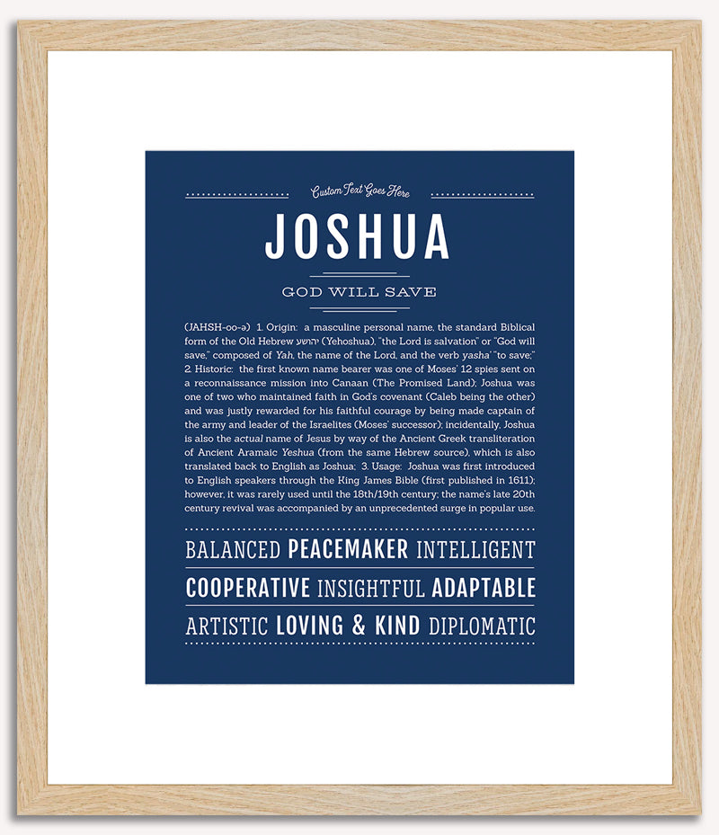 Joshua | Name Art Print