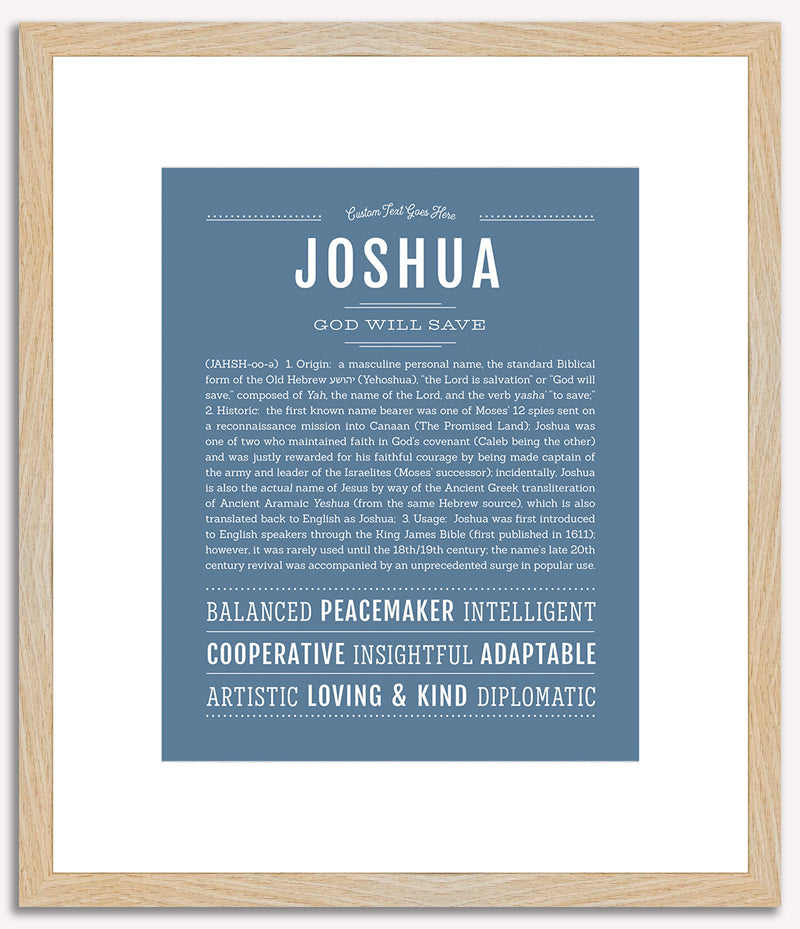 Joshua | Name Art Print