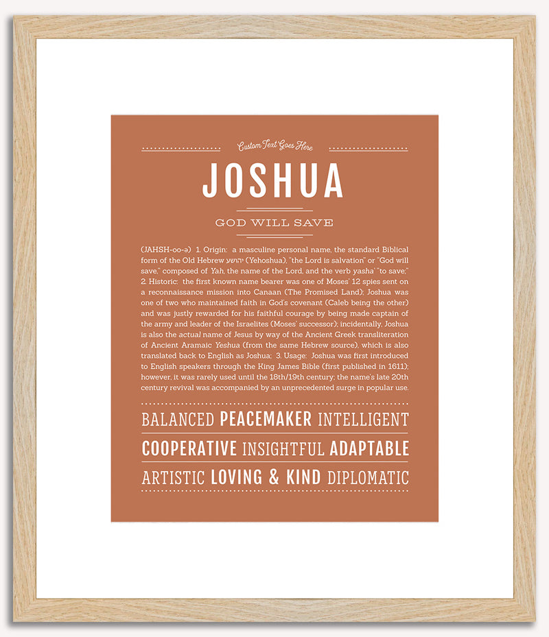 Joshua | Name Art Print