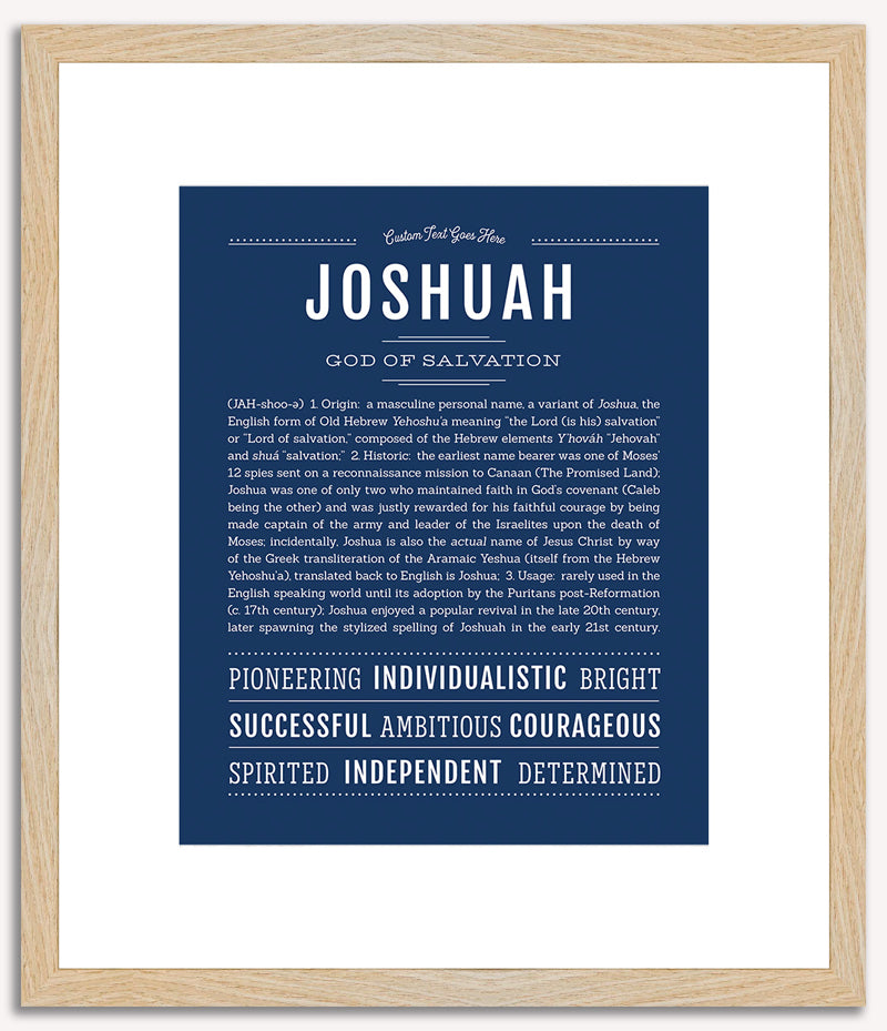 Joshuah | Name Art Print