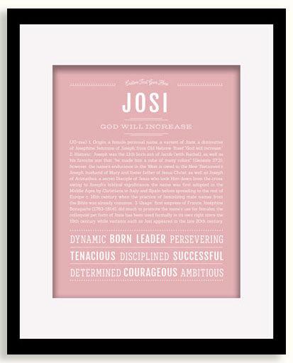 Frame Options | Dusty Rose | Black Frame, Matted