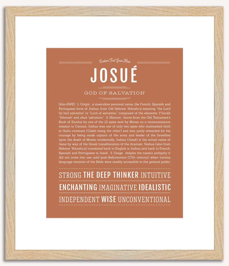 Josue | Name Art Print