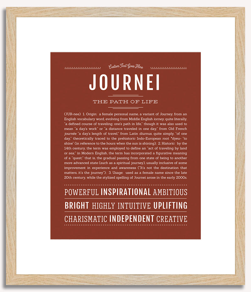 Journei | Name Art Print