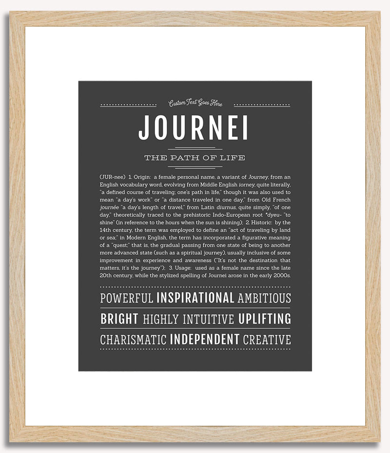 Journei | Name Art Print