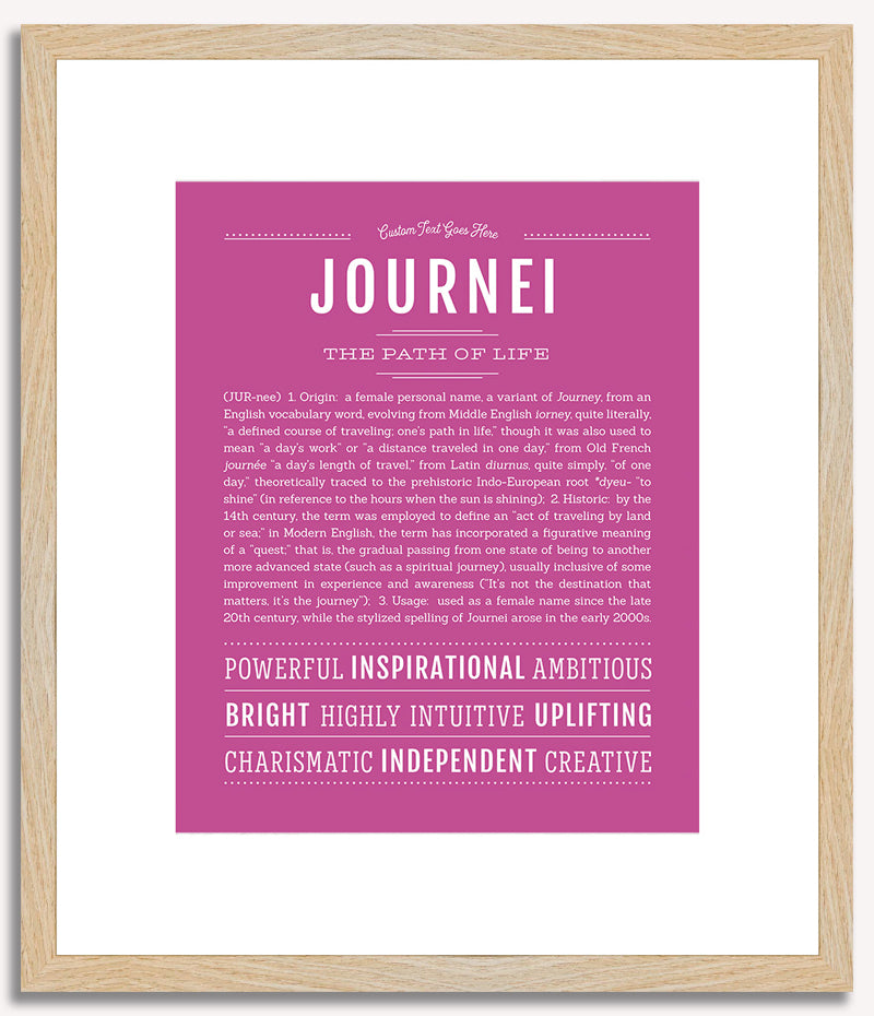 Journei | Name Art Print
