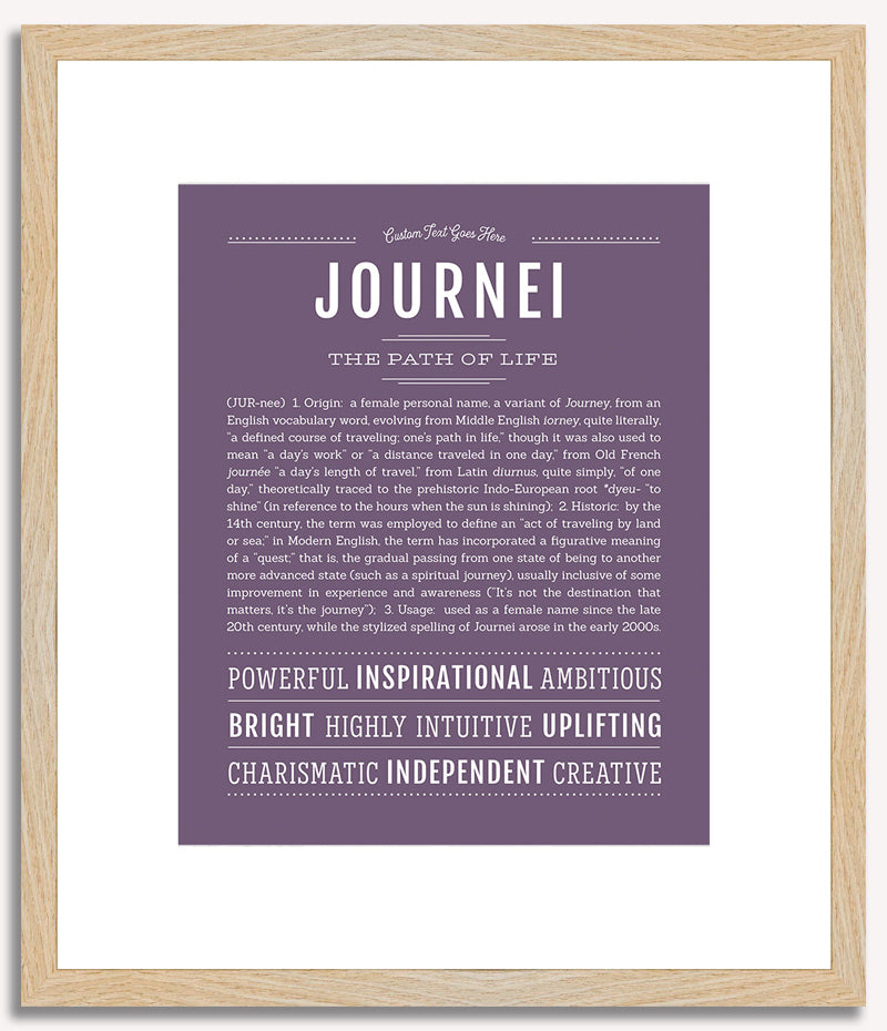 Journei | Name Art Print