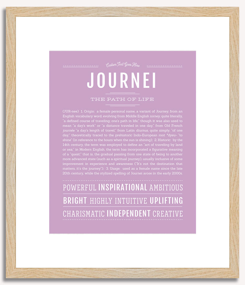 Journei | Name Art Print