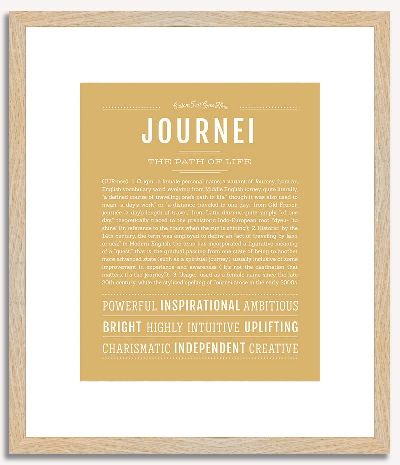 Journei | Name Art Print