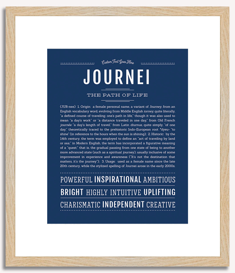Journei | Name Art Print