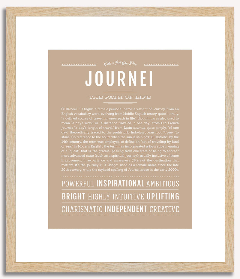 Journei | Name Art Print