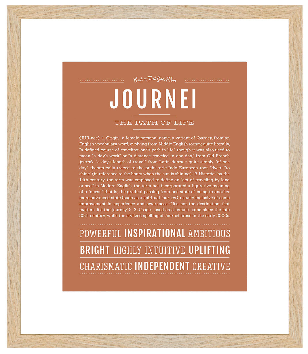 Journei | Name Art Print