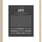 Jovi | Name Art Print