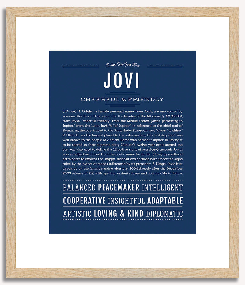 Jovi | Name Art Print