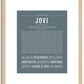 Jovi | Name Art Print