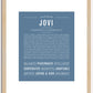 Jovi | Name Art Print