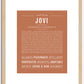 Jovi | Name Art Print