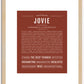 Jovie | Name Art Print