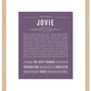 Jovie | Name Art Print