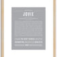 Jovie | Name Art Print