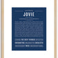 Jovie | Name Art Print