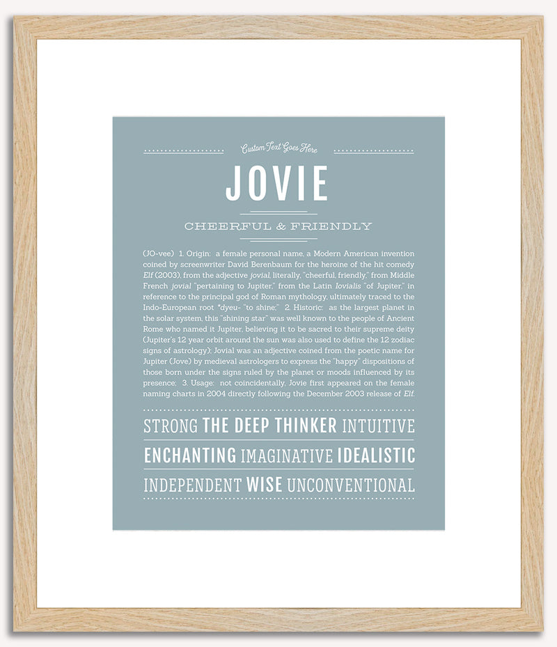 Jovie | Name Art Print