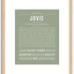 Jovie | Name Art Print