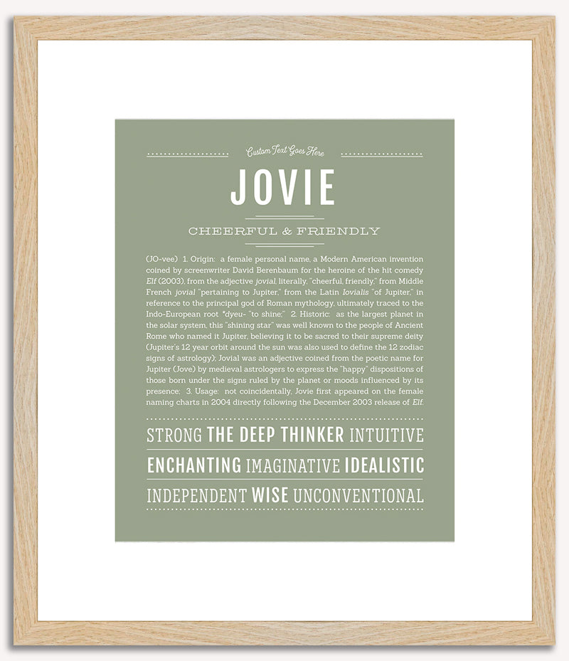 Jovie | Name Art Print