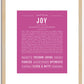 Joy | Name Art Print