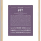 Joy | Name Art Print