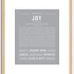 Joy | Name Art Print